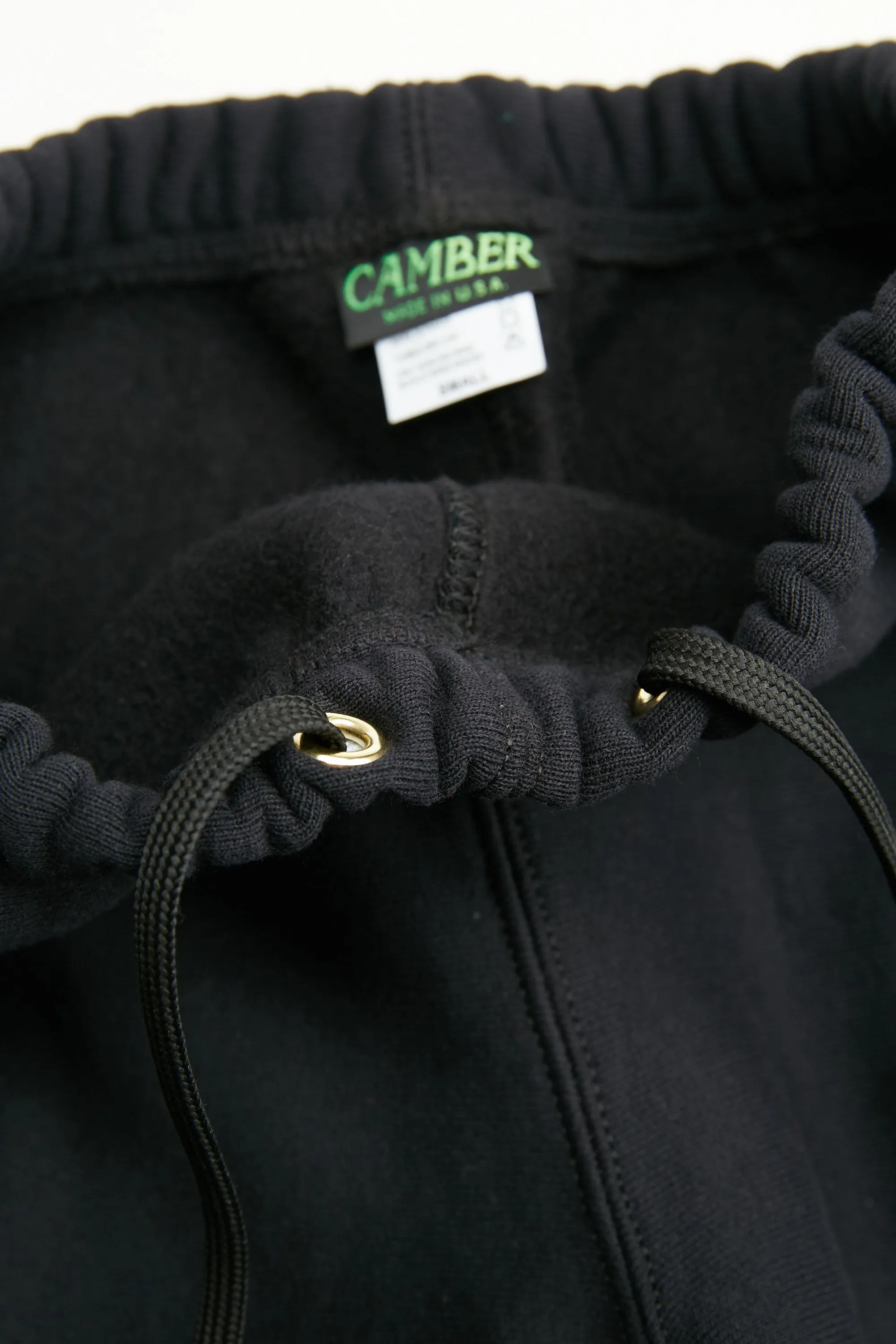 Camber #233 Cross-Knit Heavyweight Sweat Pant - Black