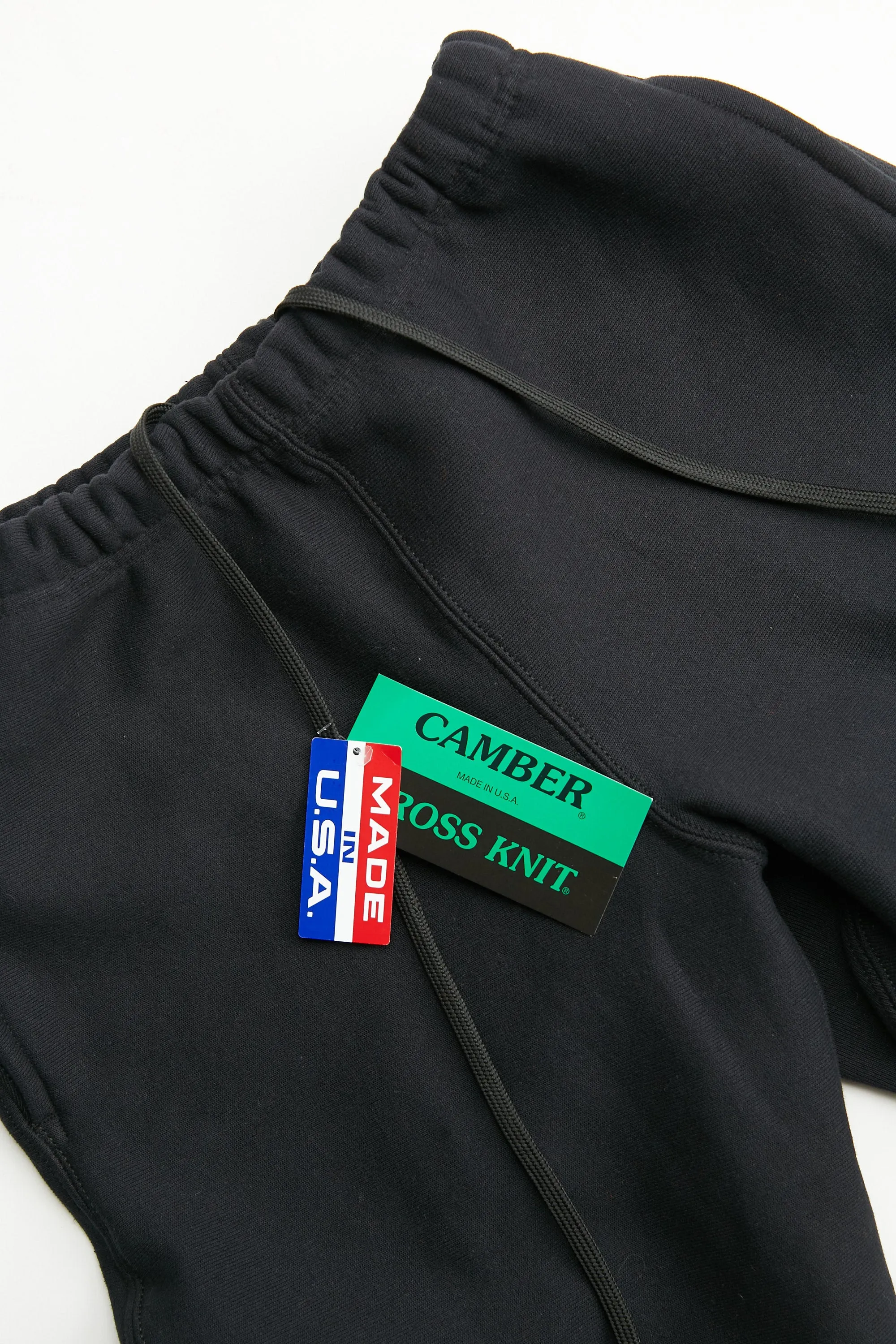 Camber #233 Cross-Knit Heavyweight Sweat Pant - Black