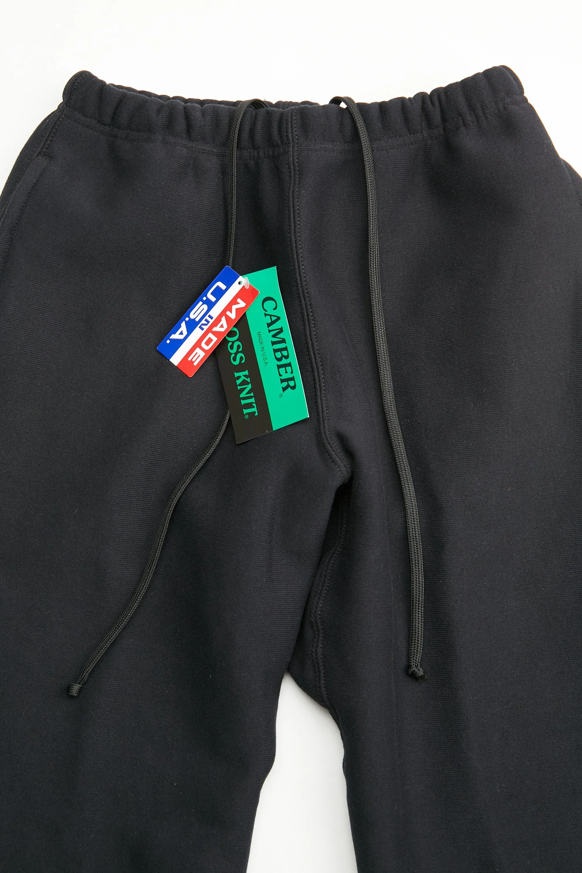 Camber #233 Cross-Knit Heavyweight Sweat Pant - Black