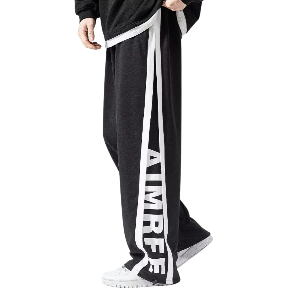 Casual  Side Panel Printed Sweatpants