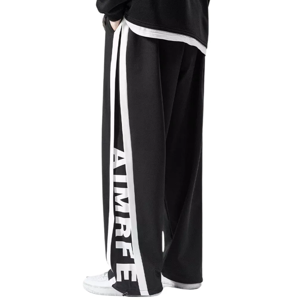 Casual  Side Panel Printed Sweatpants