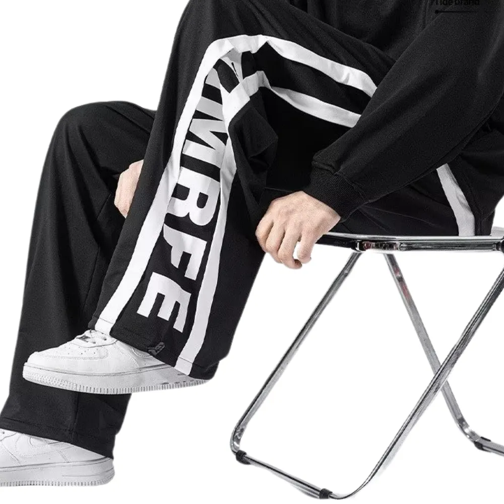 Casual  Side Panel Printed Sweatpants