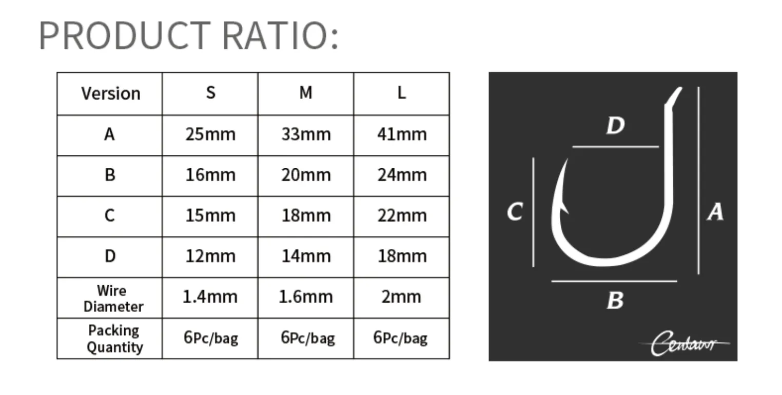 Centaur Light Jigging Dual Assist Hooks