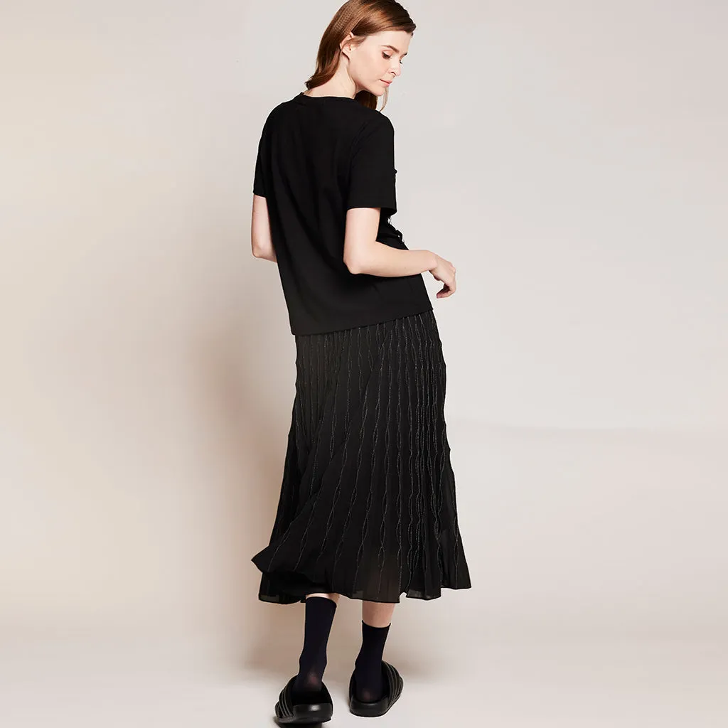 Chiffon Pleated Skirt