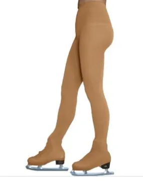 ChloeNoel TF3330 Medium Tan Adult Size Specific Small New Figure Skate Tights