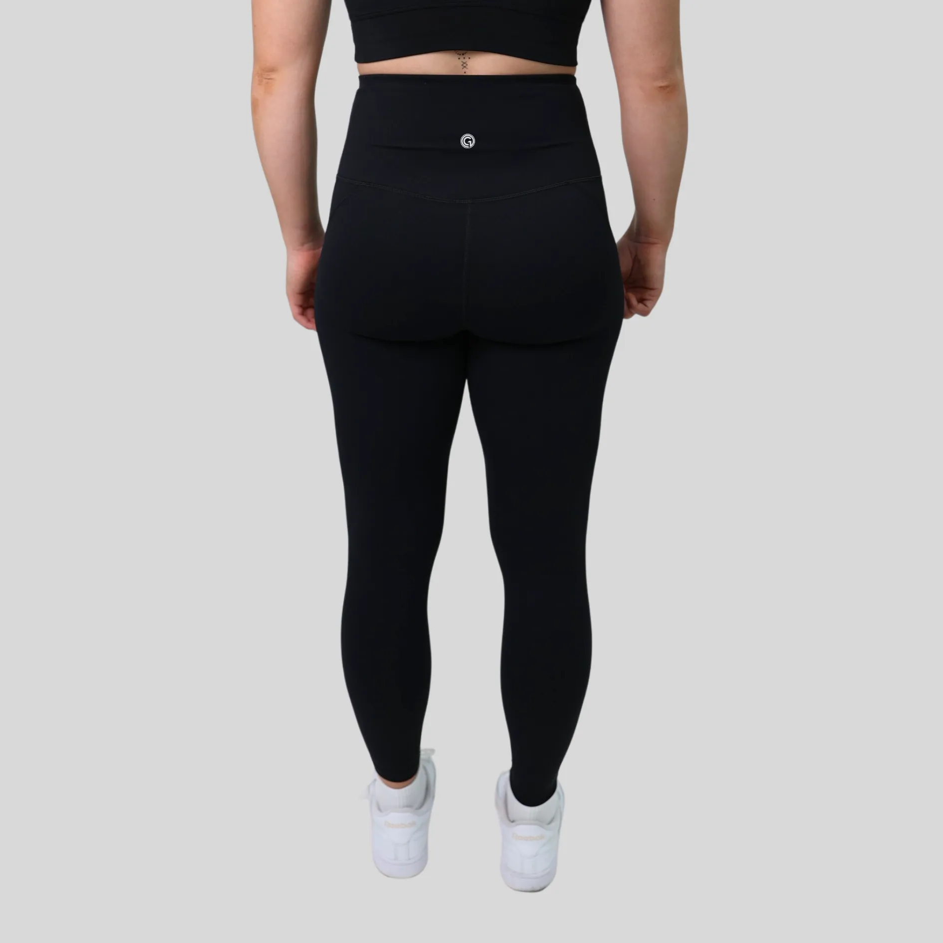 CIARA HIGH WAISTED TIGHTS - BLACK