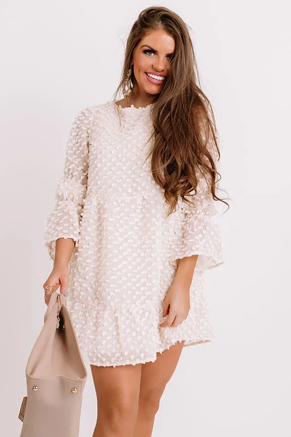 City Of Love Shift Dress In Cream