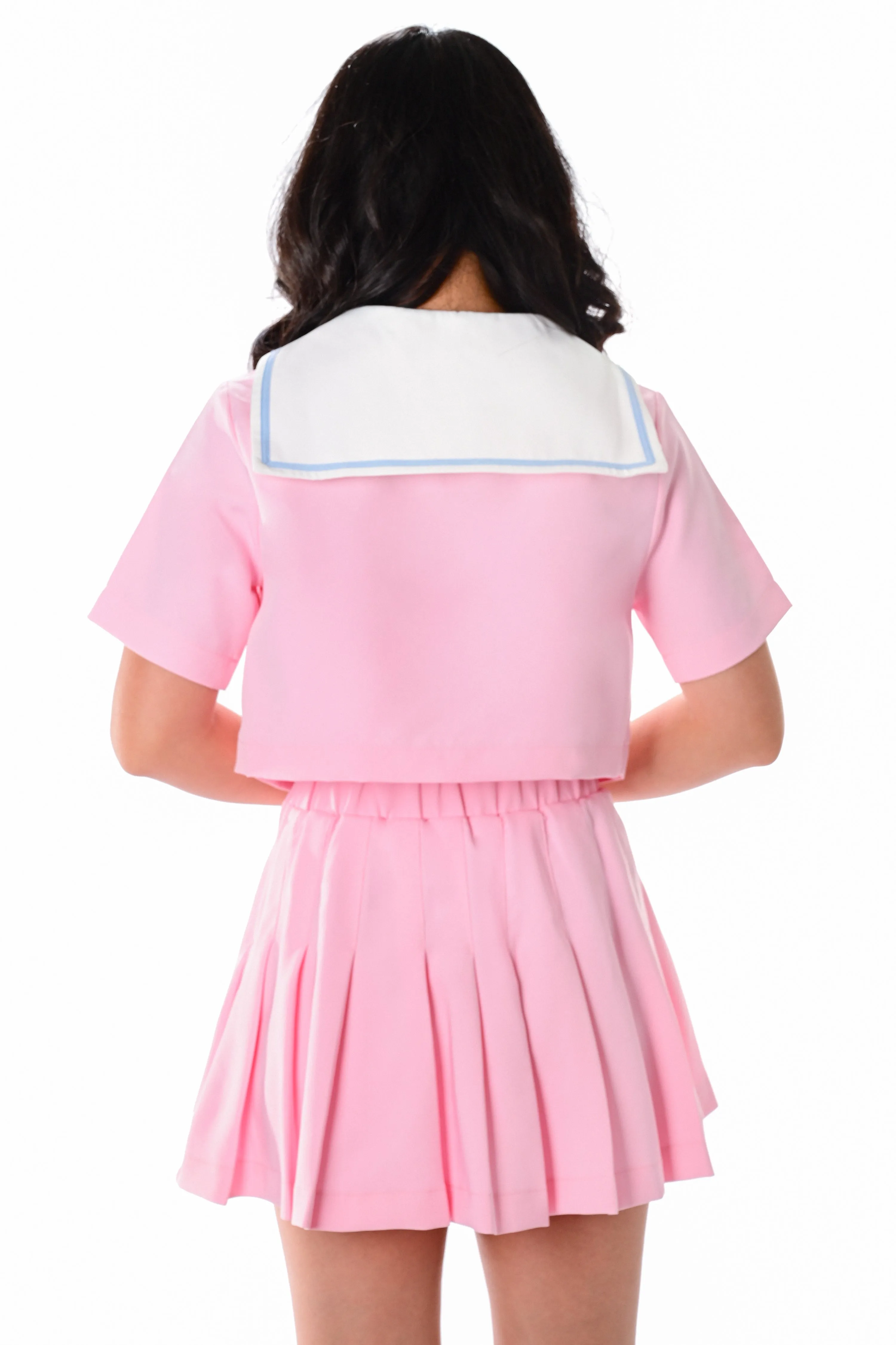 Claire Pleated Skirt - Pink