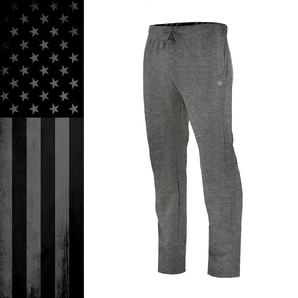 Classic Sweatpants | Blackout American Flag | Dark Heather Grey PreOrder