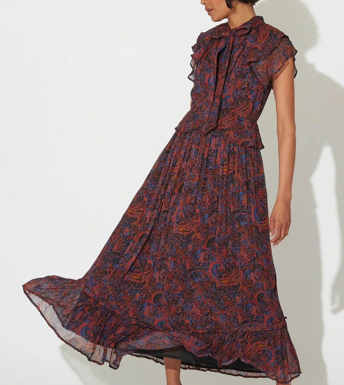 Cleobella Nicolette Ankle Dress in Retrograde Paisley