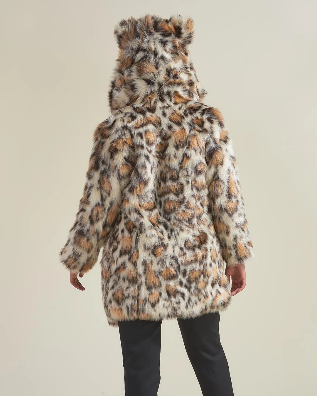 Clouded Leopard Classic Faux Fur Coat | Women's