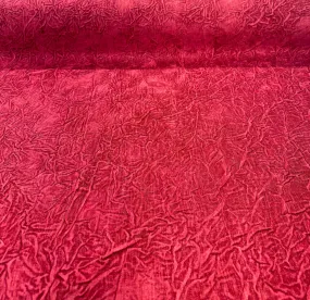 Compressed Rose Petal Crushed Pleated Upholstery 46'' Fabric by the yard