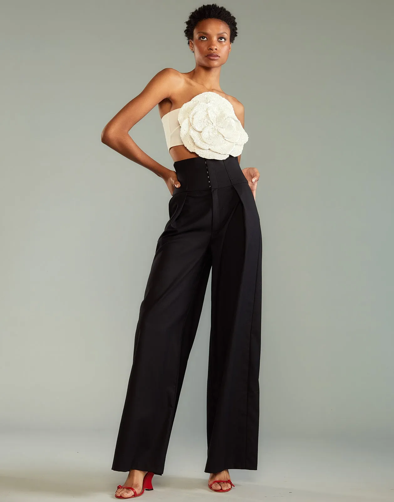 Corset Waist Pants