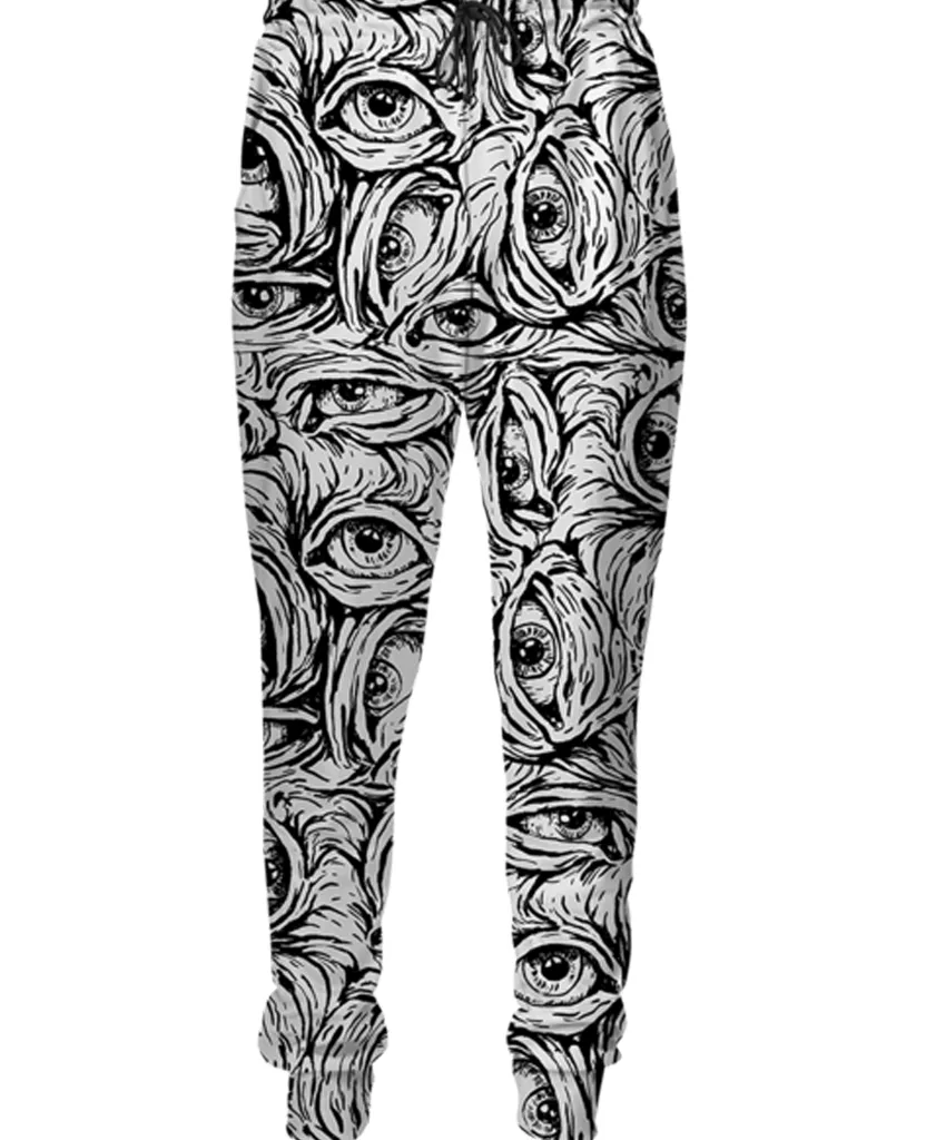 Creepy Black & White Sweatpants