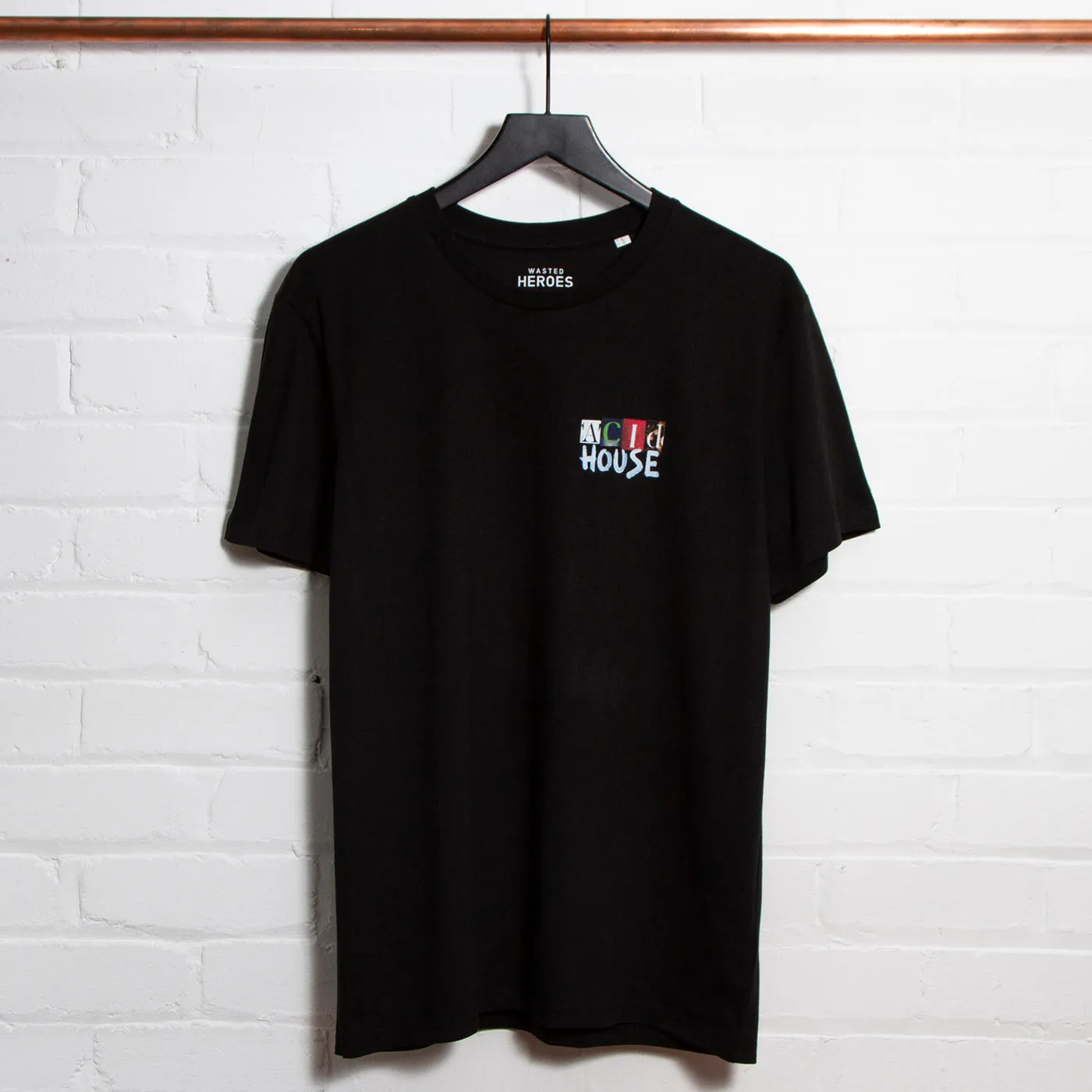 Crest Acid House Cut Panorama - Tshirt - Black