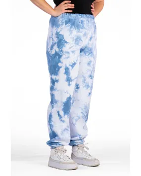 Crystal Dye Essential Fleece Sweatpants - Cloudy Sky