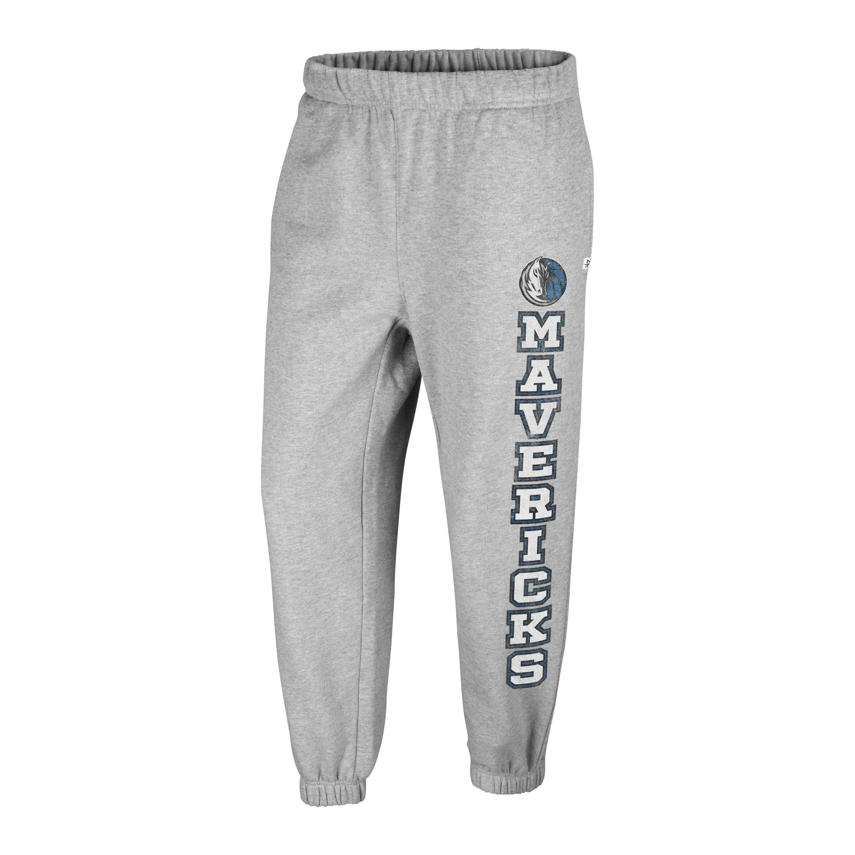 DALLAS MAVERICKS 47 BRAND WOMEN'S GREY HORSEHEAD JOGGER SWEATPANTS