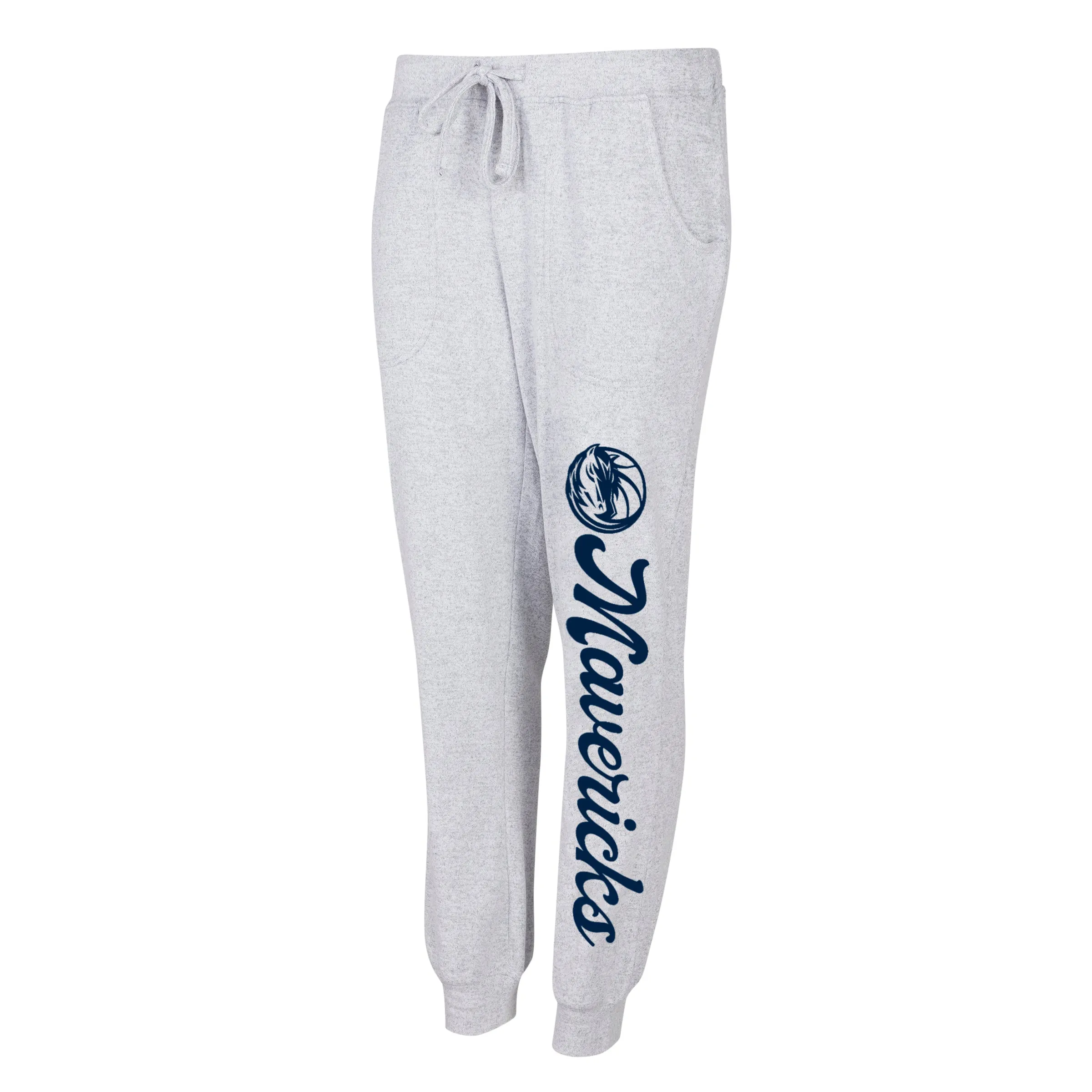 DALLAS MAVERICKS CONCEPTS SPORT WOMEN'S HEATHER GREY SWEATPANTS