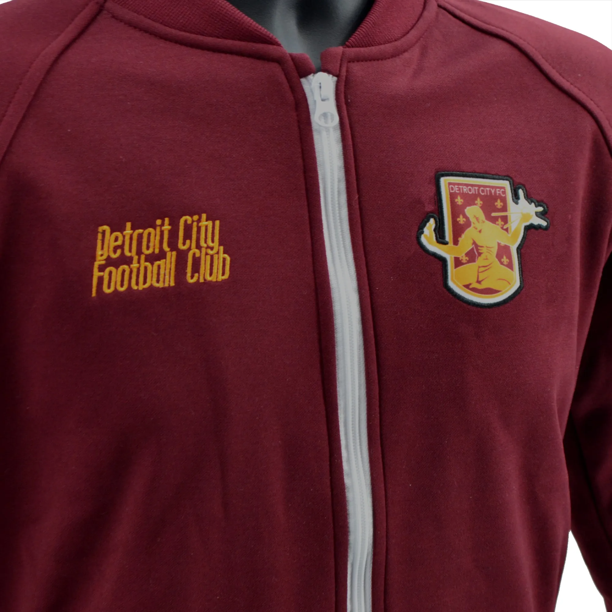 DCFC Youth Track Jacket- Maroon