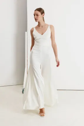 DELINA maxi flared wedding dress