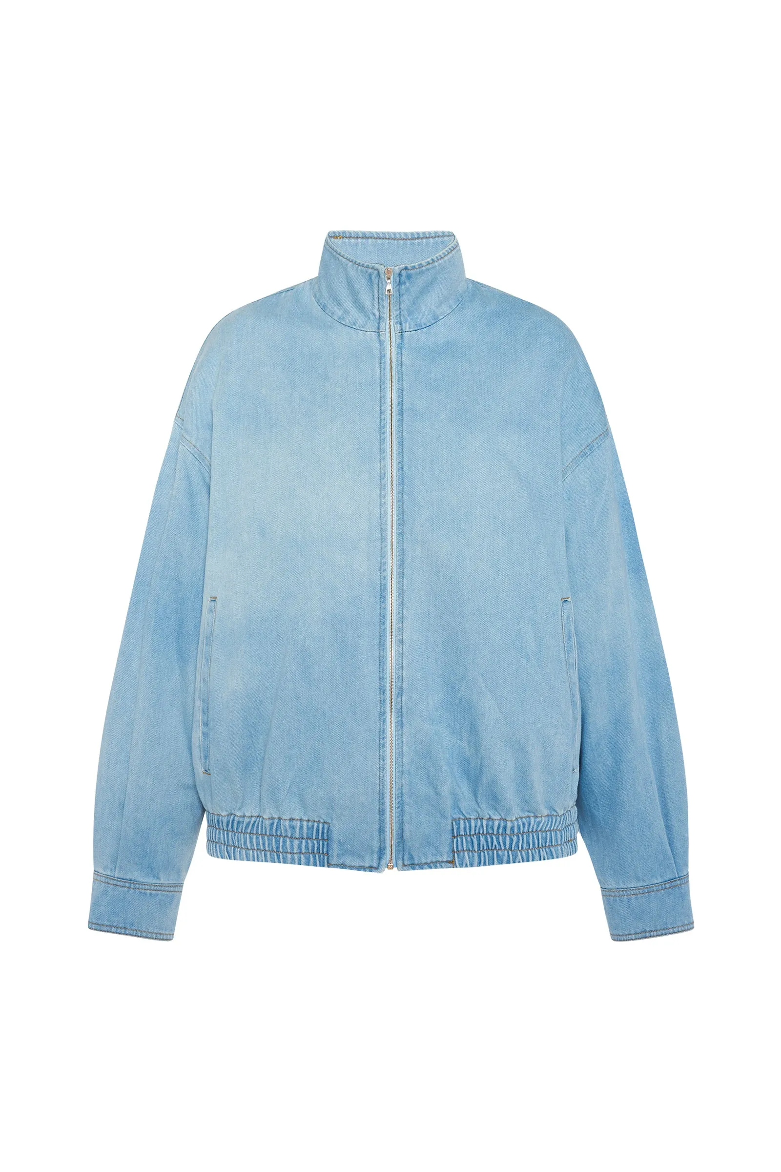 Denim Track Jacket