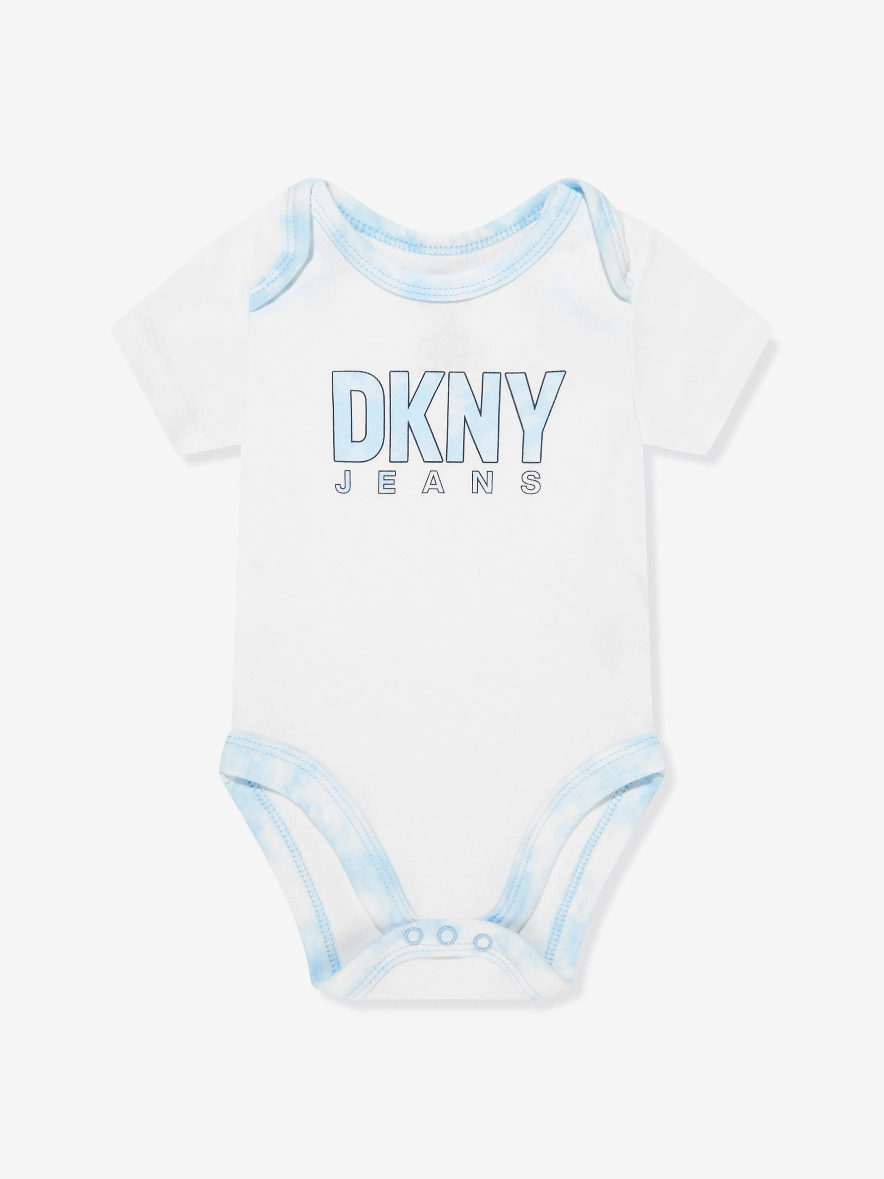 DKNY Baby Boys 3 Piece Hanging Gift Set in Blue