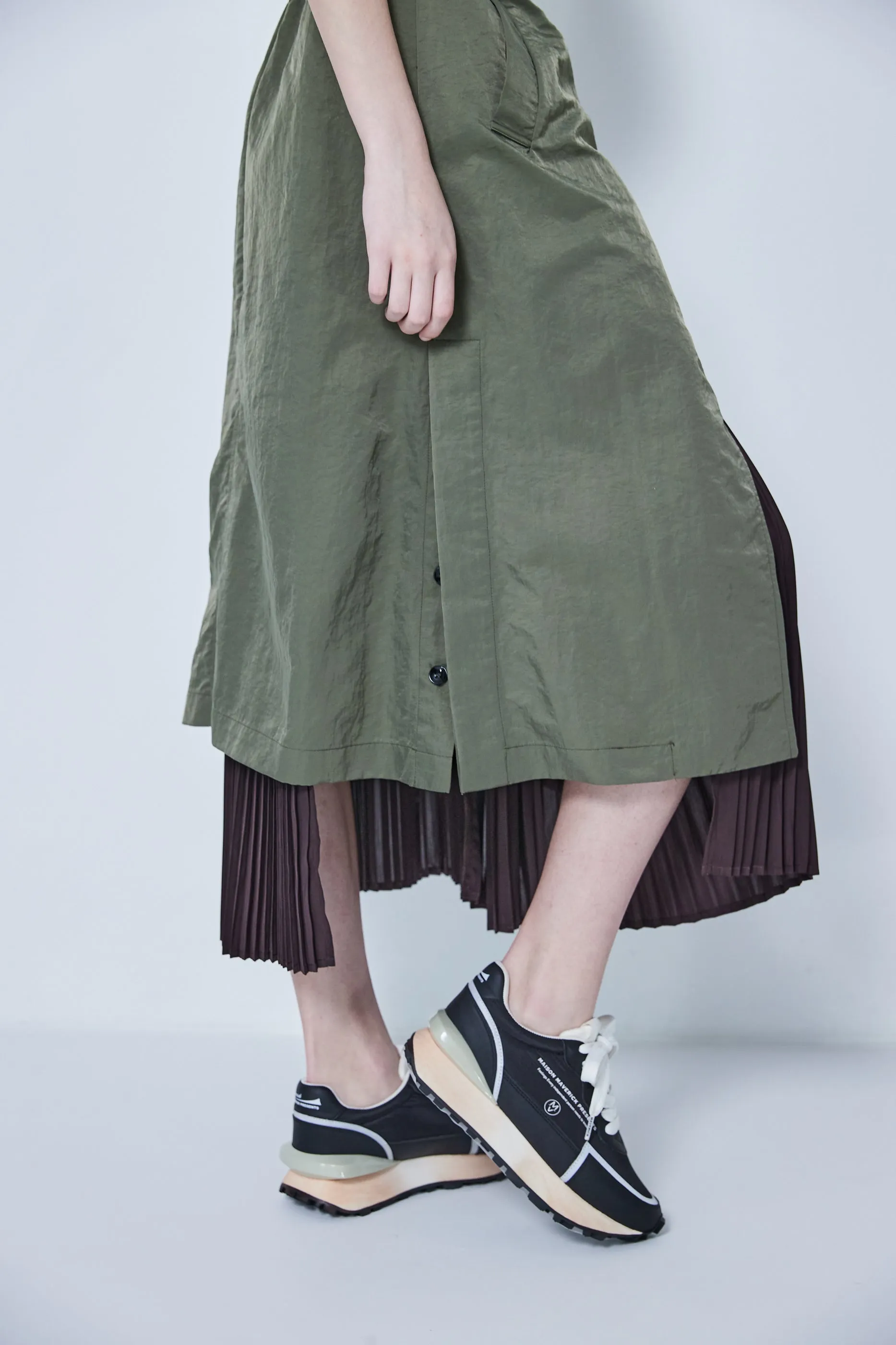 Docking Pleated Skirt