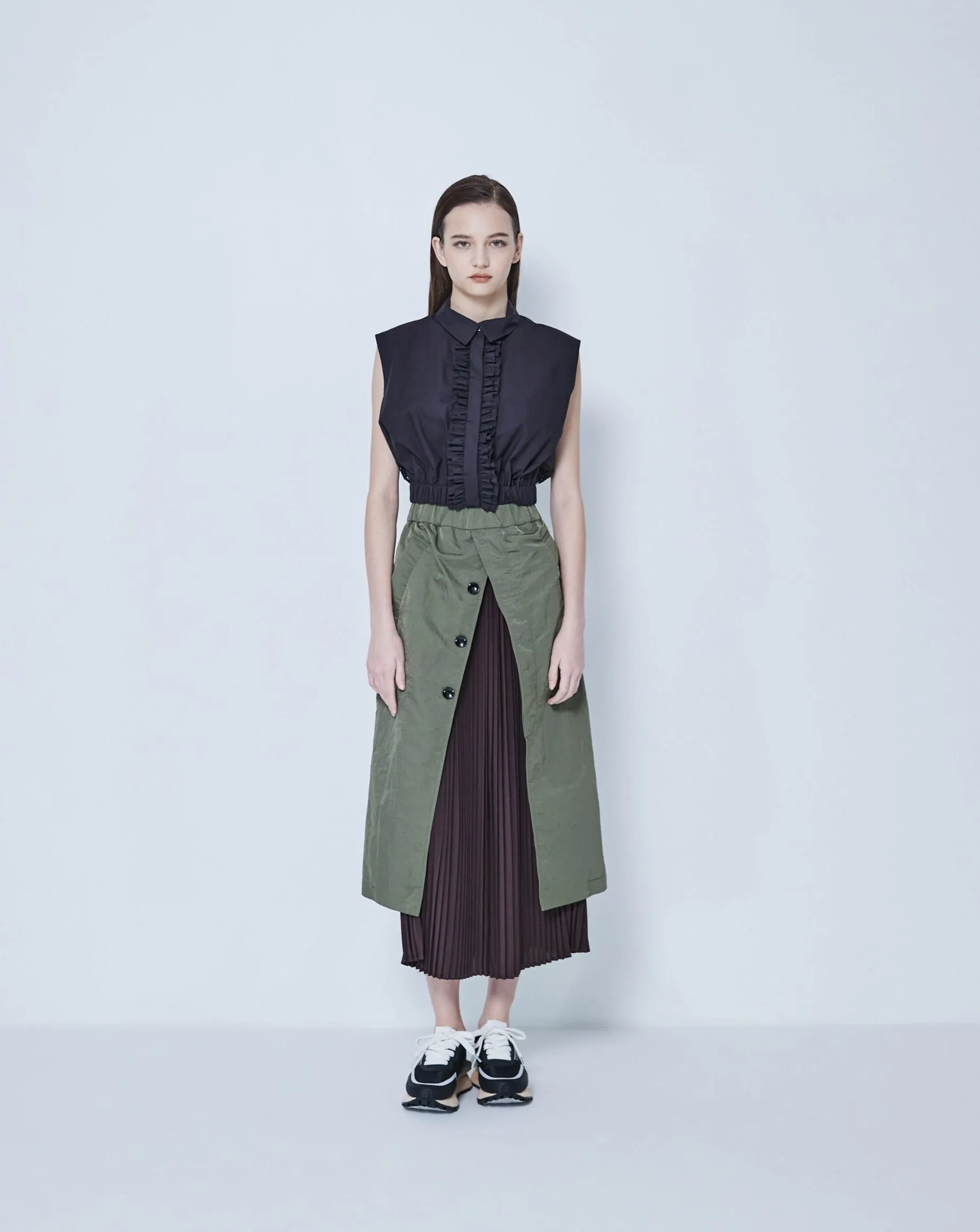 Docking Pleated Skirt