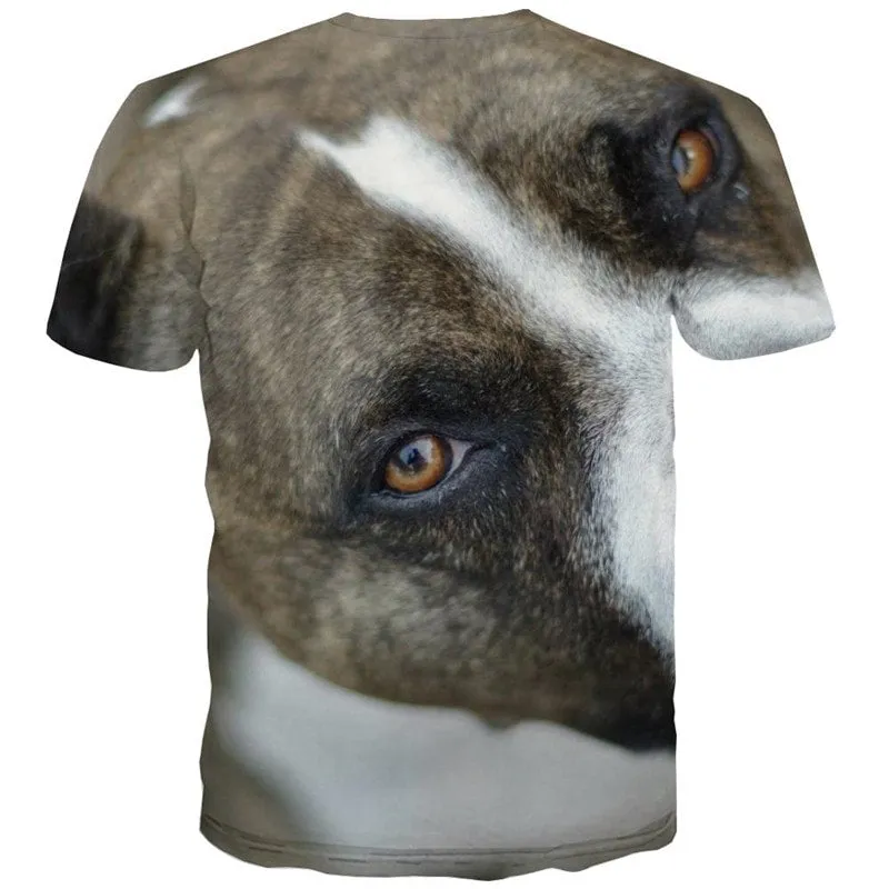 dog shirts Puppy Cute animal shirt tee male Cool art costume big Smart dogs