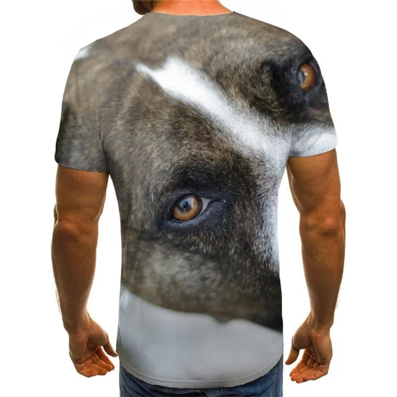 dog shirts Puppy Cute animal shirt tee male Cool art costume big Smart dogs