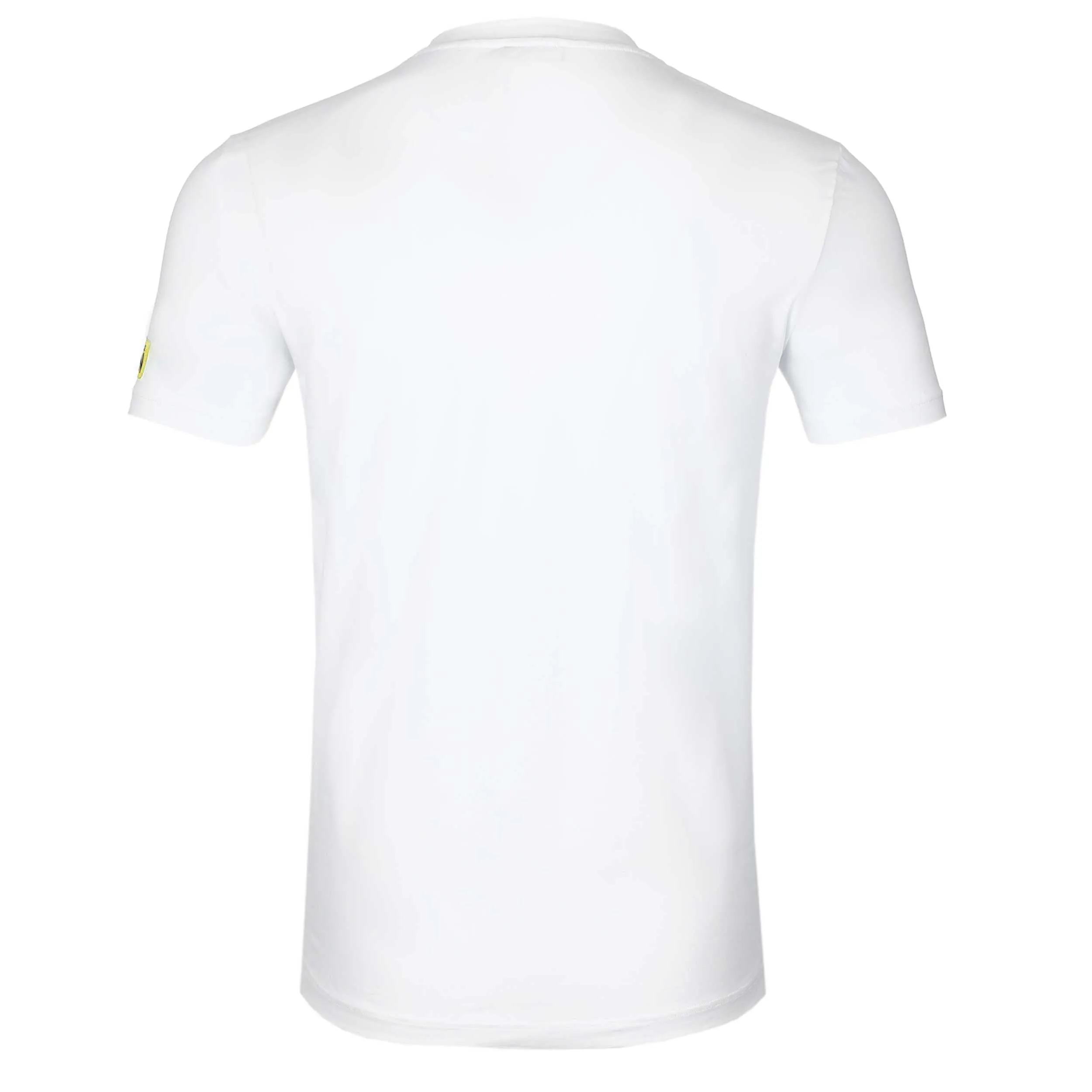 Dsquared2 Icon Label T Shirt in White & Yellow