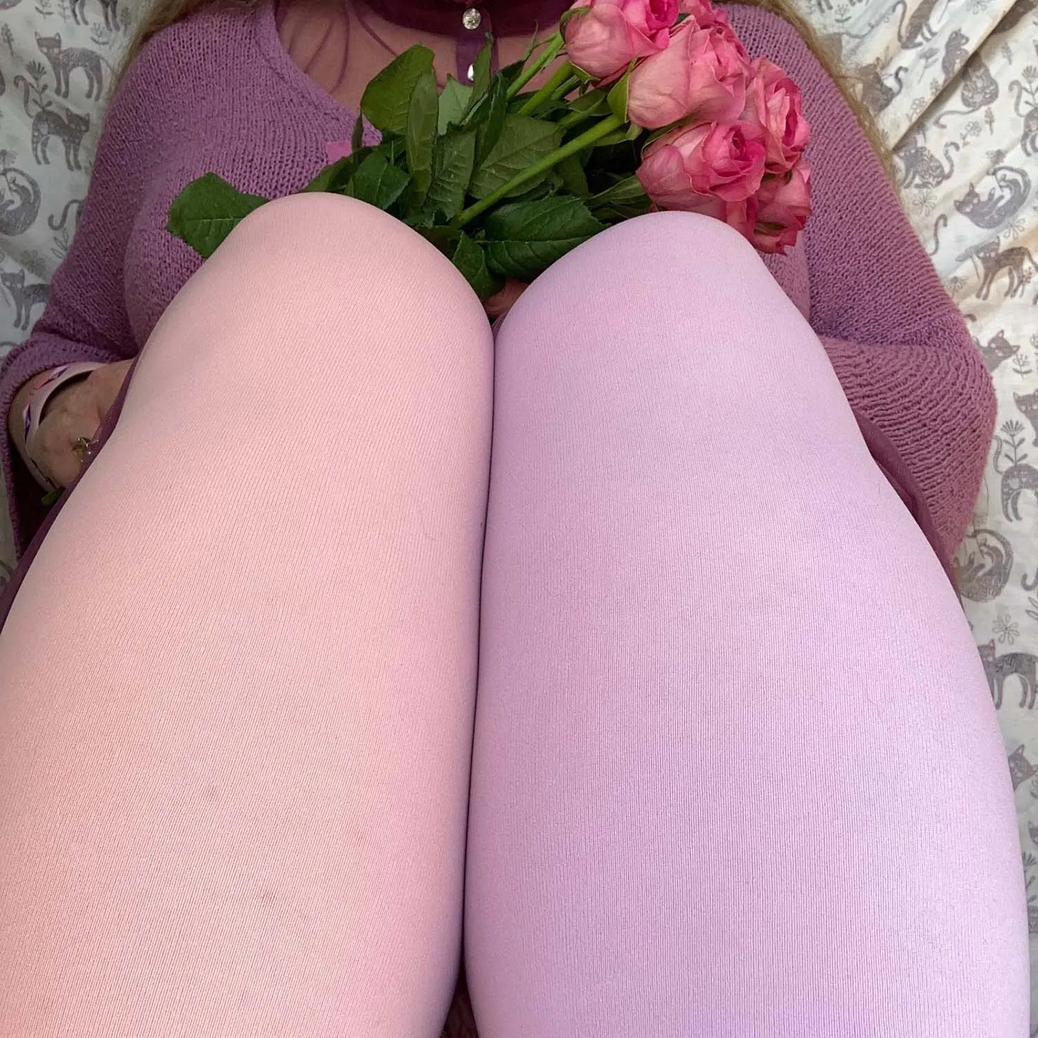 Duo Tights - Wisteria Rose