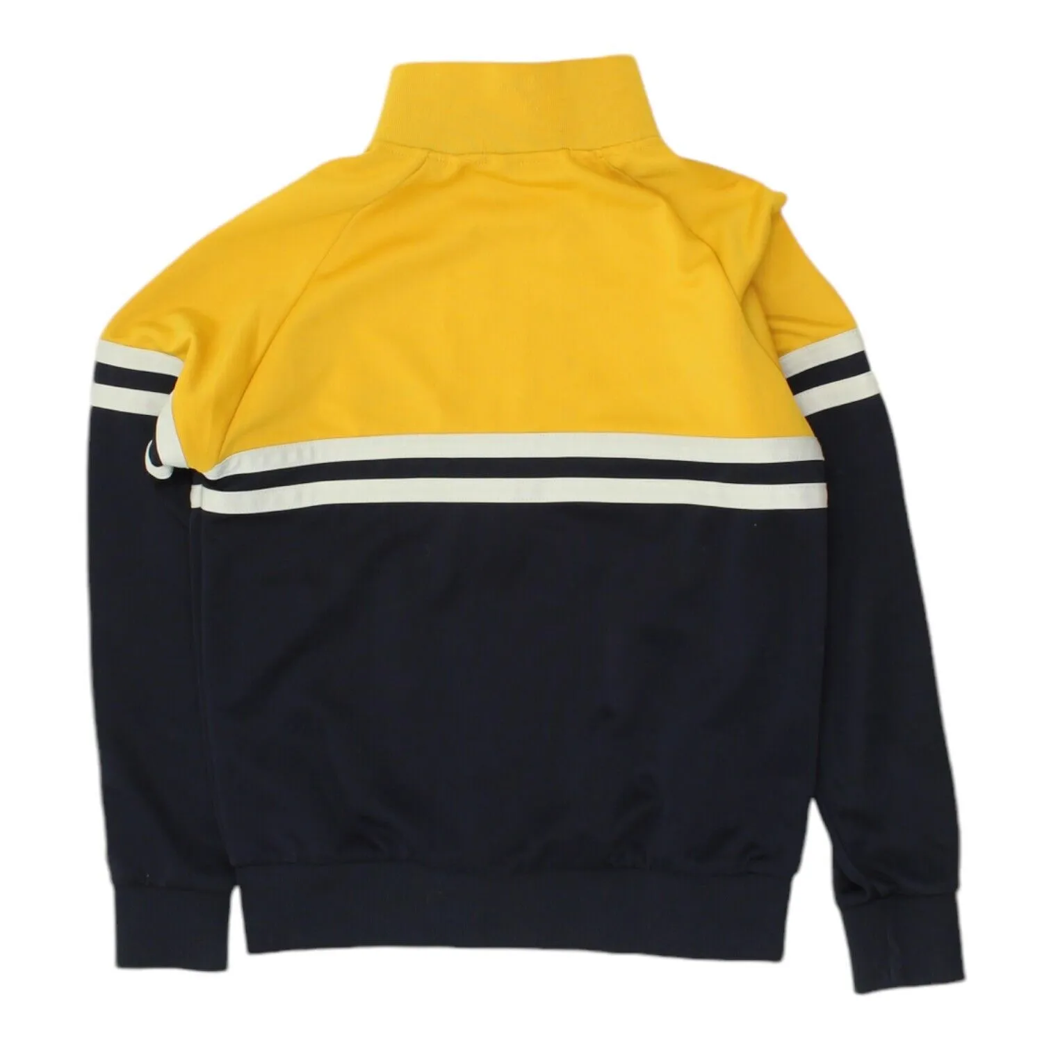 Ellesse Mens Yellow Black Track Jacket | Vintage Tracksuit Top Sportswear VTG