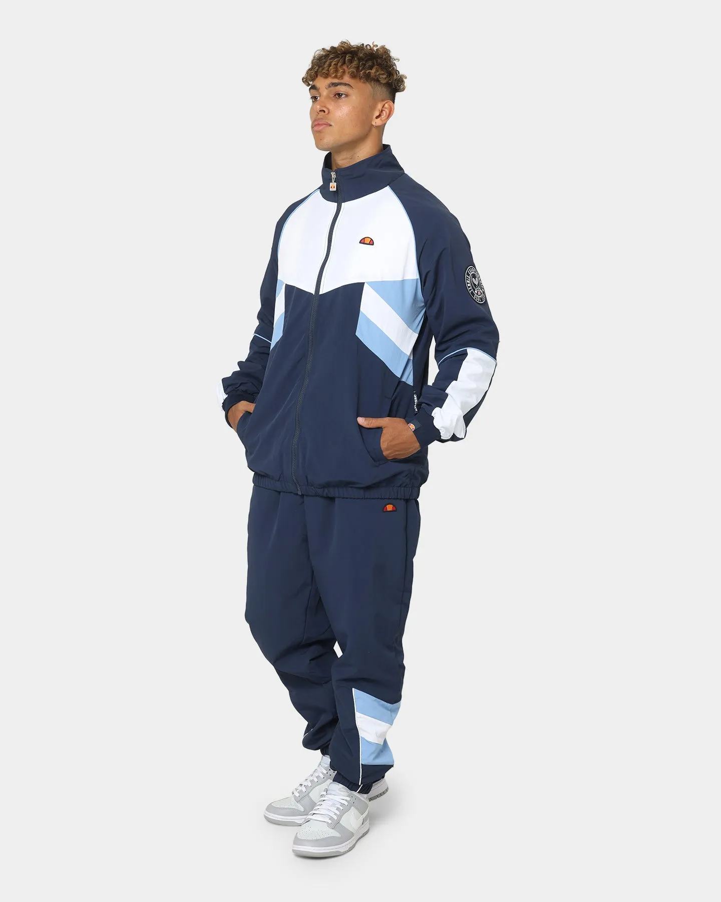 Ellesse Orey Track Windbreaker Jacket Navy