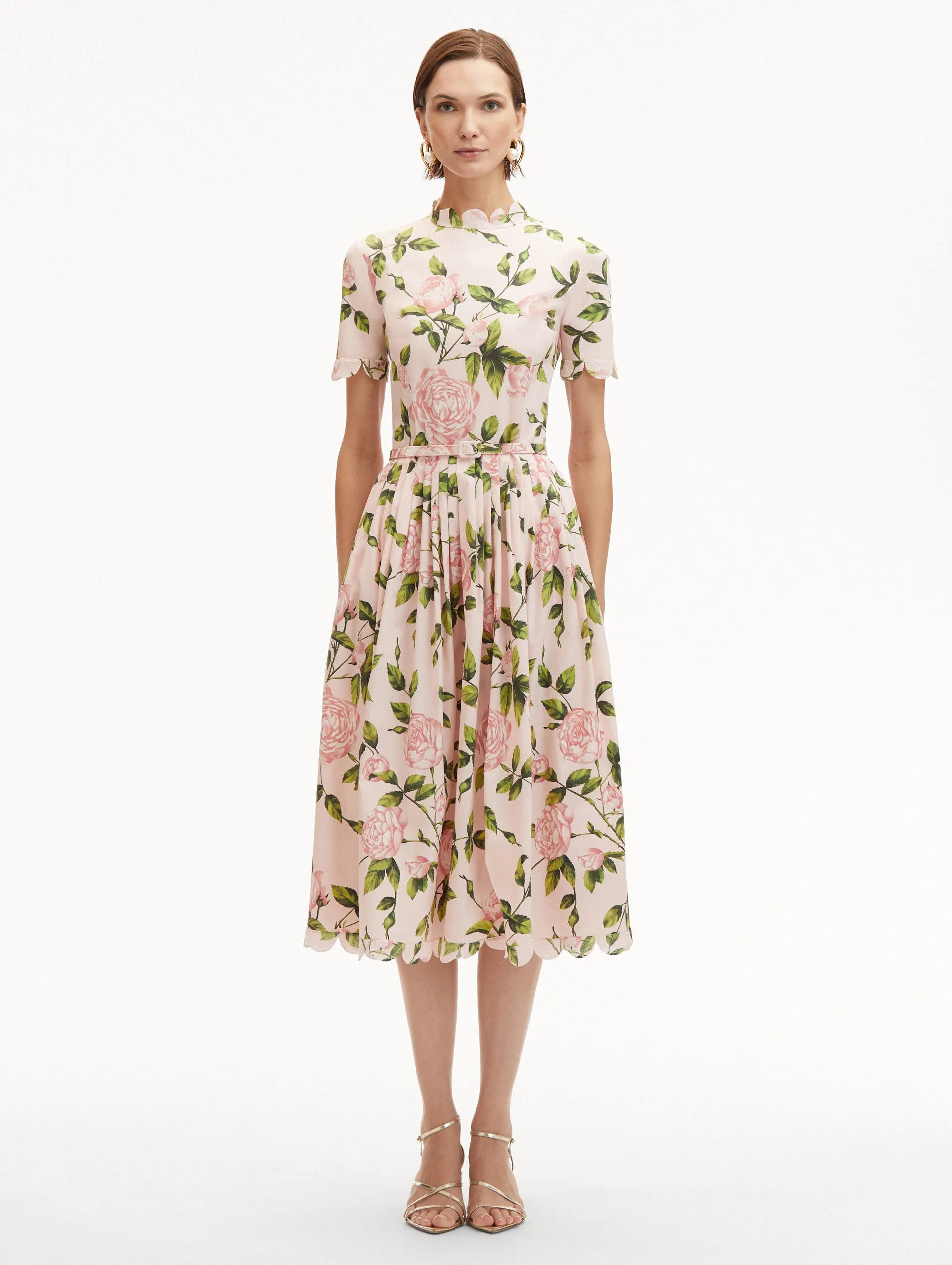 English Rose Cotton Poplin Dress