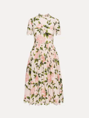 English Rose Cotton Poplin Dress