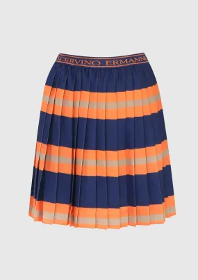 Ermanno Scervino Mini Pleated Skirt With Elasticated Waist