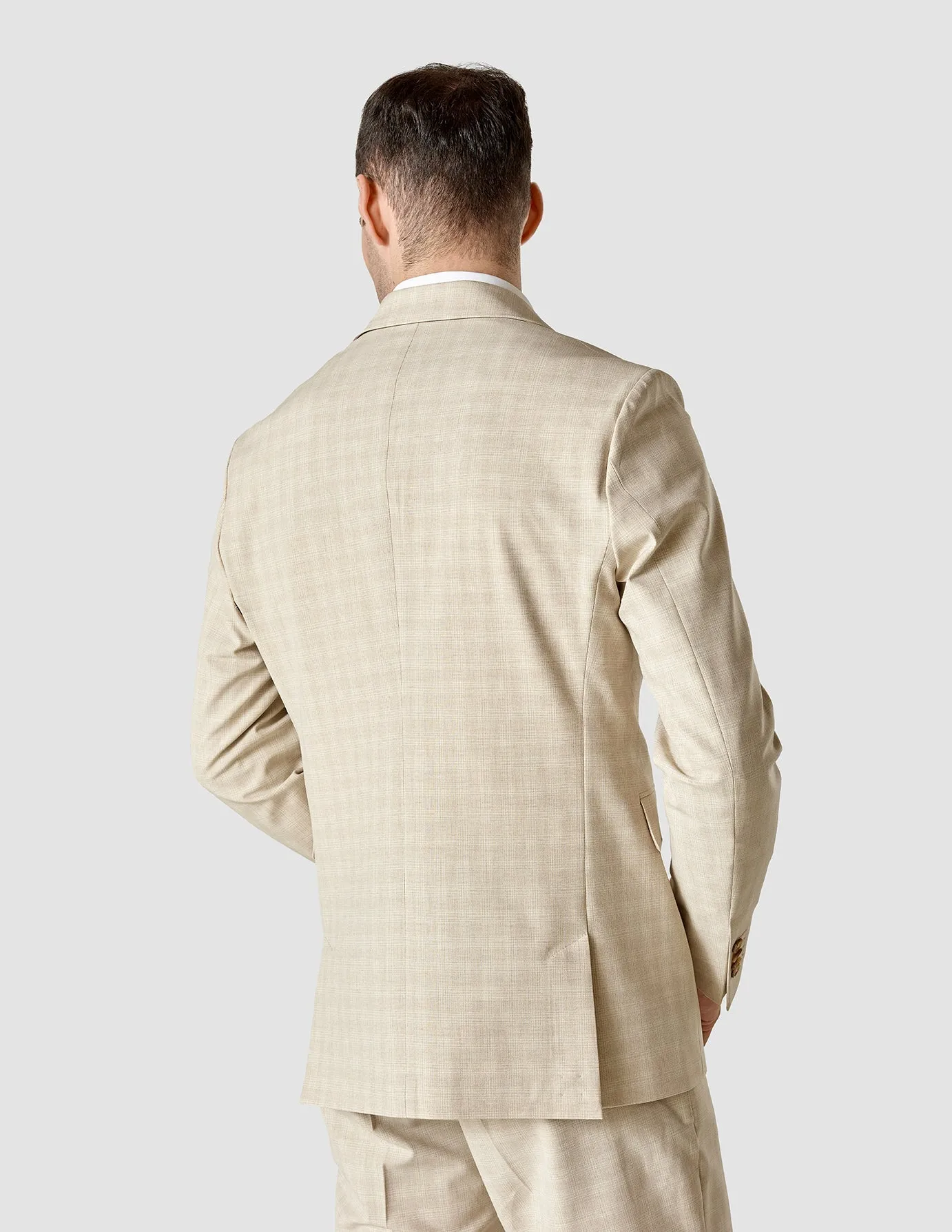 Essential Easy Blazer Slim Warm Sand