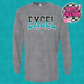 Excel Volleyball  Spirit Wear Long Sleeve T Shirt