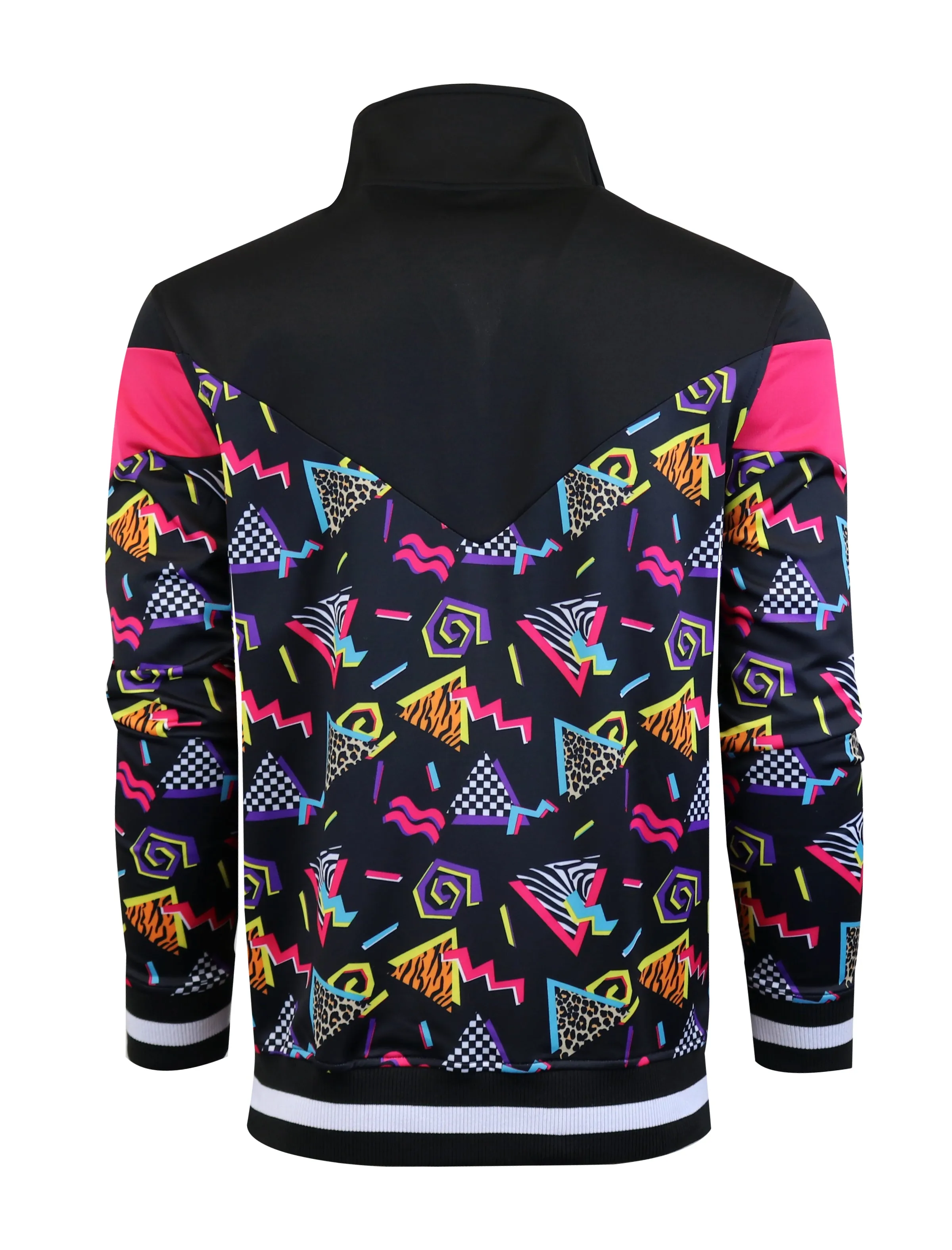 F11904-80'S RETRO PRINT TRACK JACKET