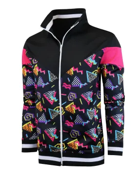 F11904-80'S RETRO PRINT TRACK JACKET