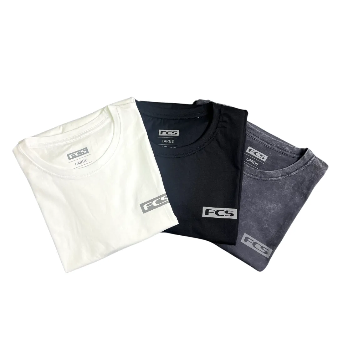 FCS T-Shirt Corpo Side - Man Stone Grey