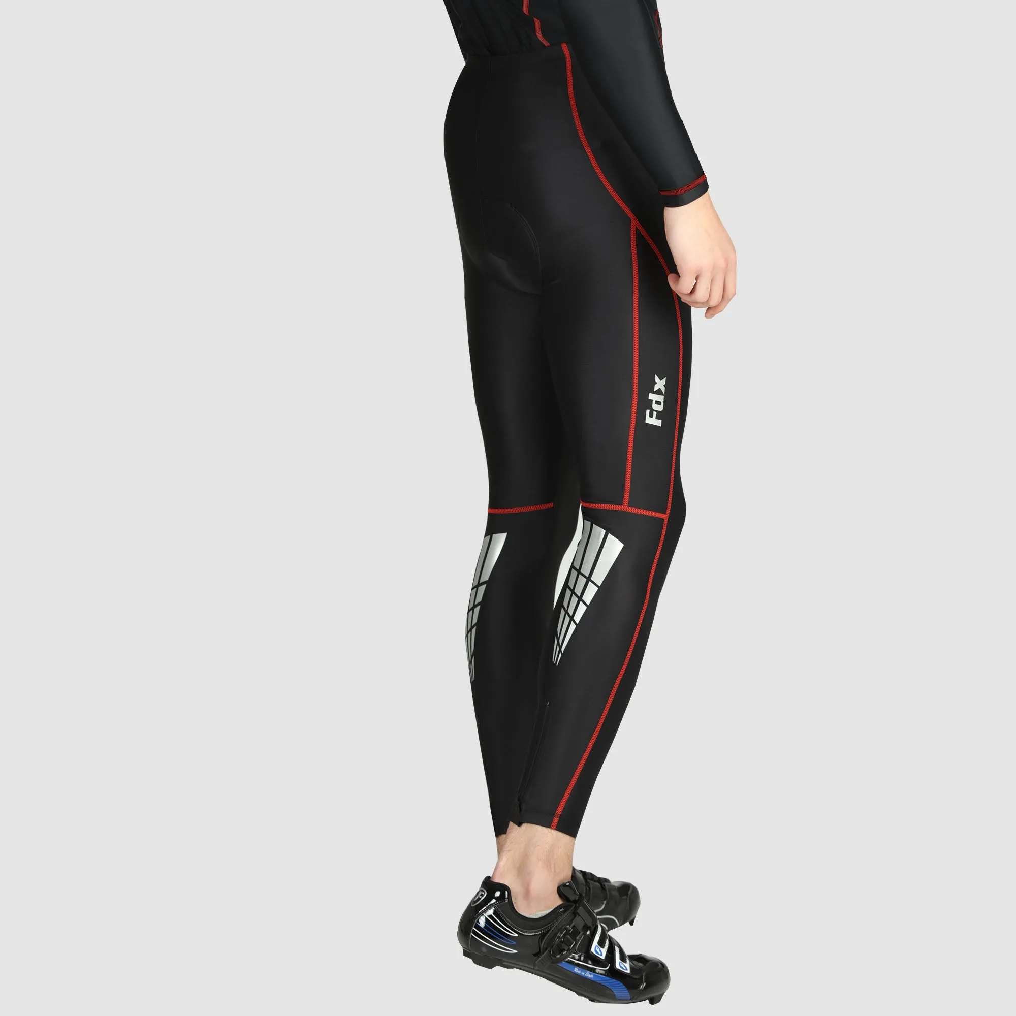 Fdx Heatchaser Red Men's & Boy's Compression Cycling Tights