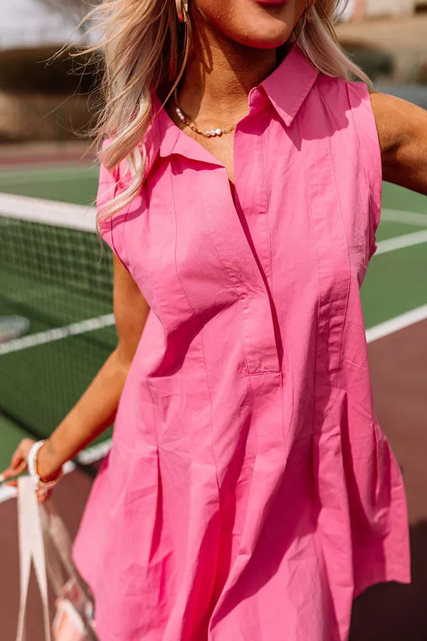 Feeling Refined Mini Dress In Pink