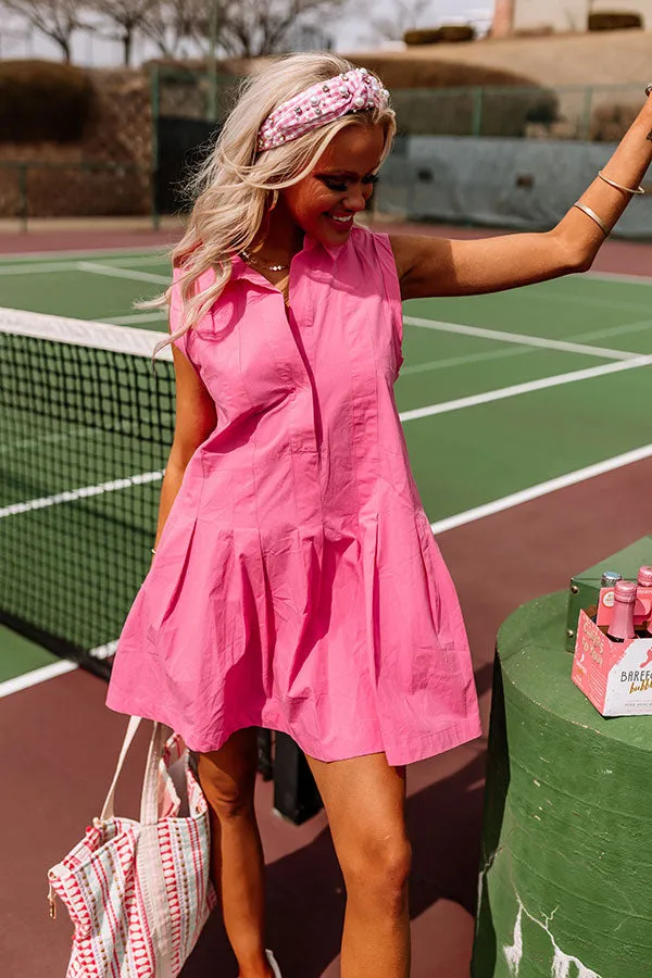 Feeling Refined Mini Dress In Pink