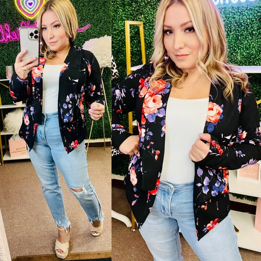 Floral Blazer