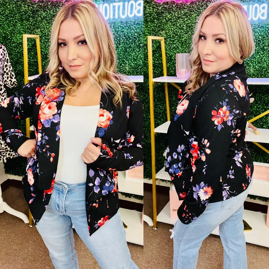 Floral Blazer