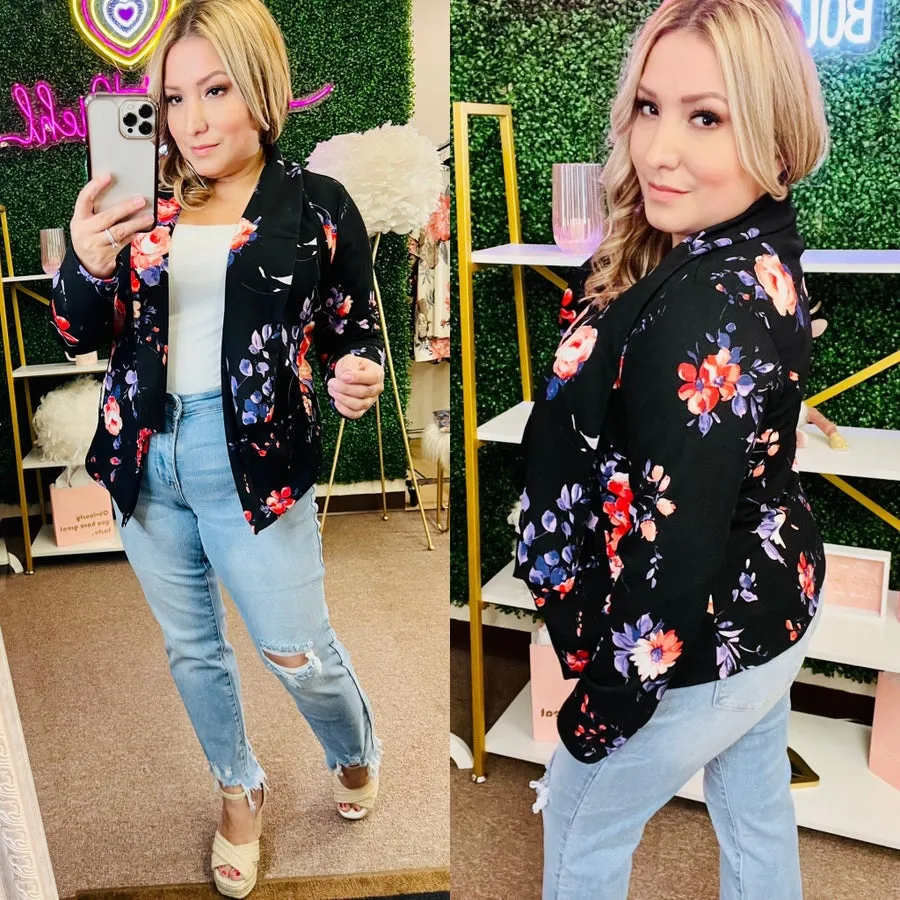 Floral Blazer