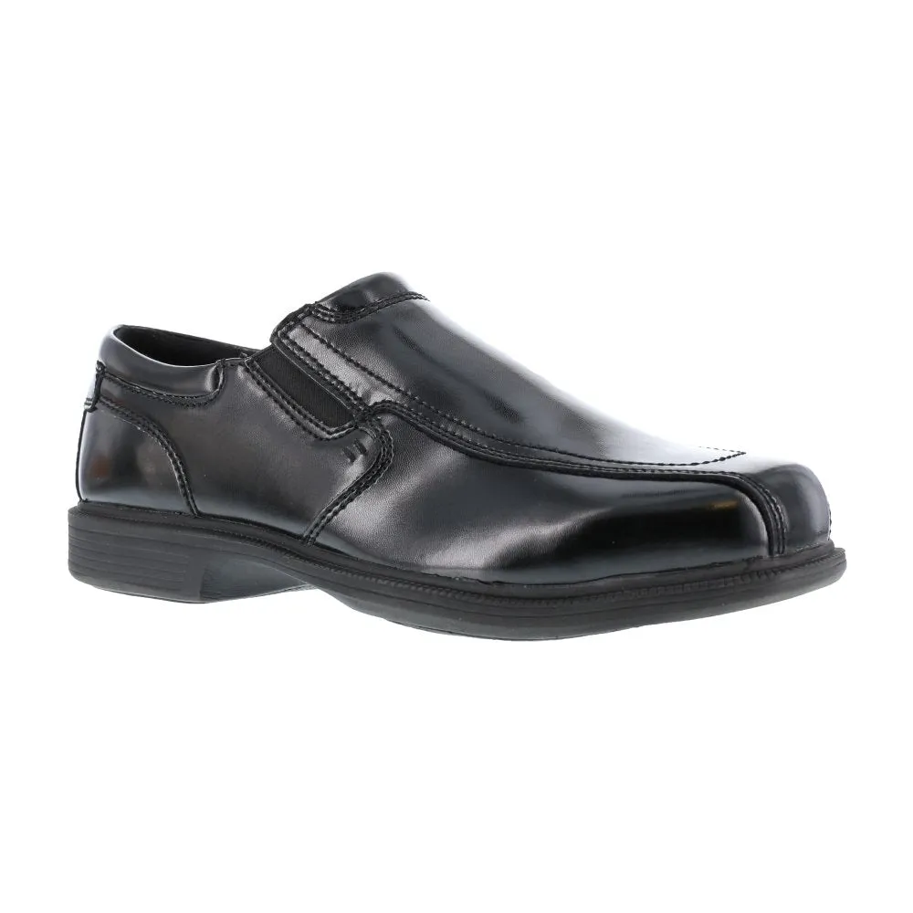 Florsheim Men's Work Shoe's Dress Slip-on Oxford Steel Toe Coronis Fs2005 In Black