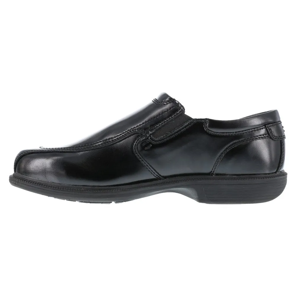 Florsheim Men's Work Shoe's Dress Slip-on Oxford Steel Toe Coronis Fs2005 In Black